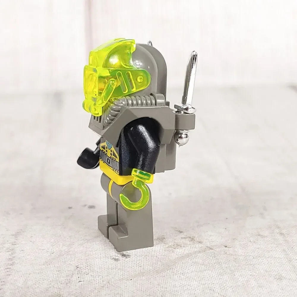 LEGO Aquaraider 1 Minifigure aqu004 for 2160 2162 Aquazone - Green Hook RETIRED